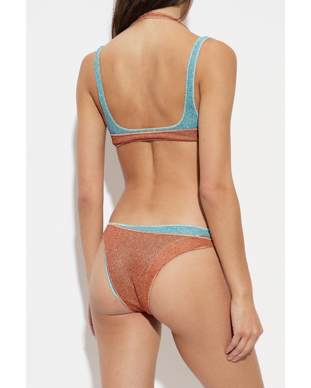Oseree White Oséree Glitter Lurex Bikini Set