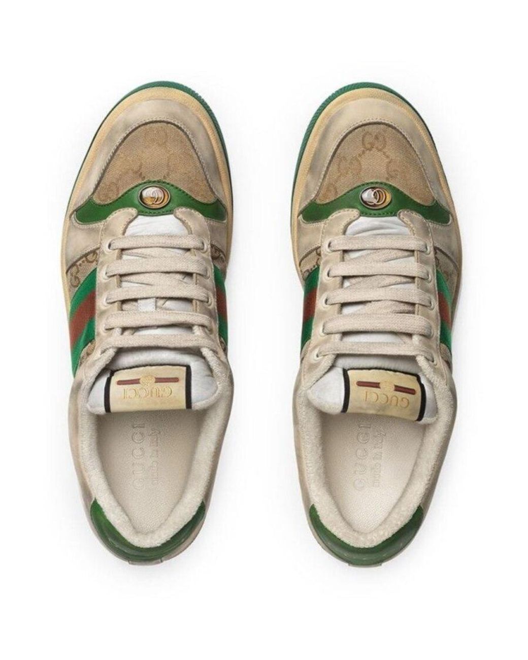 Gucci Green Screener Casual Sneakers for men