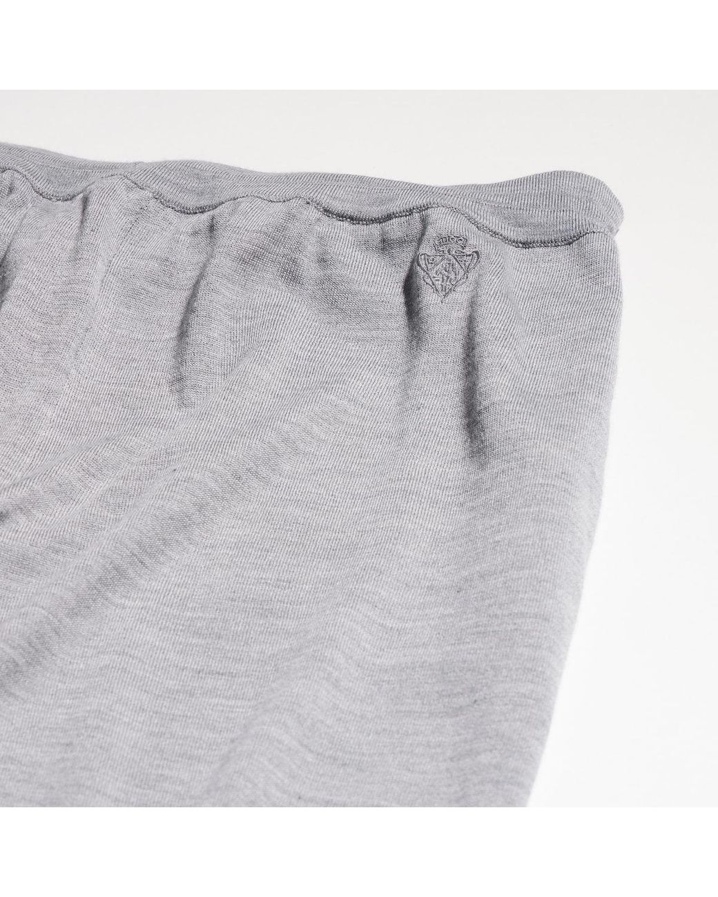 Gucci Gray Leisure Pants With Embroidery