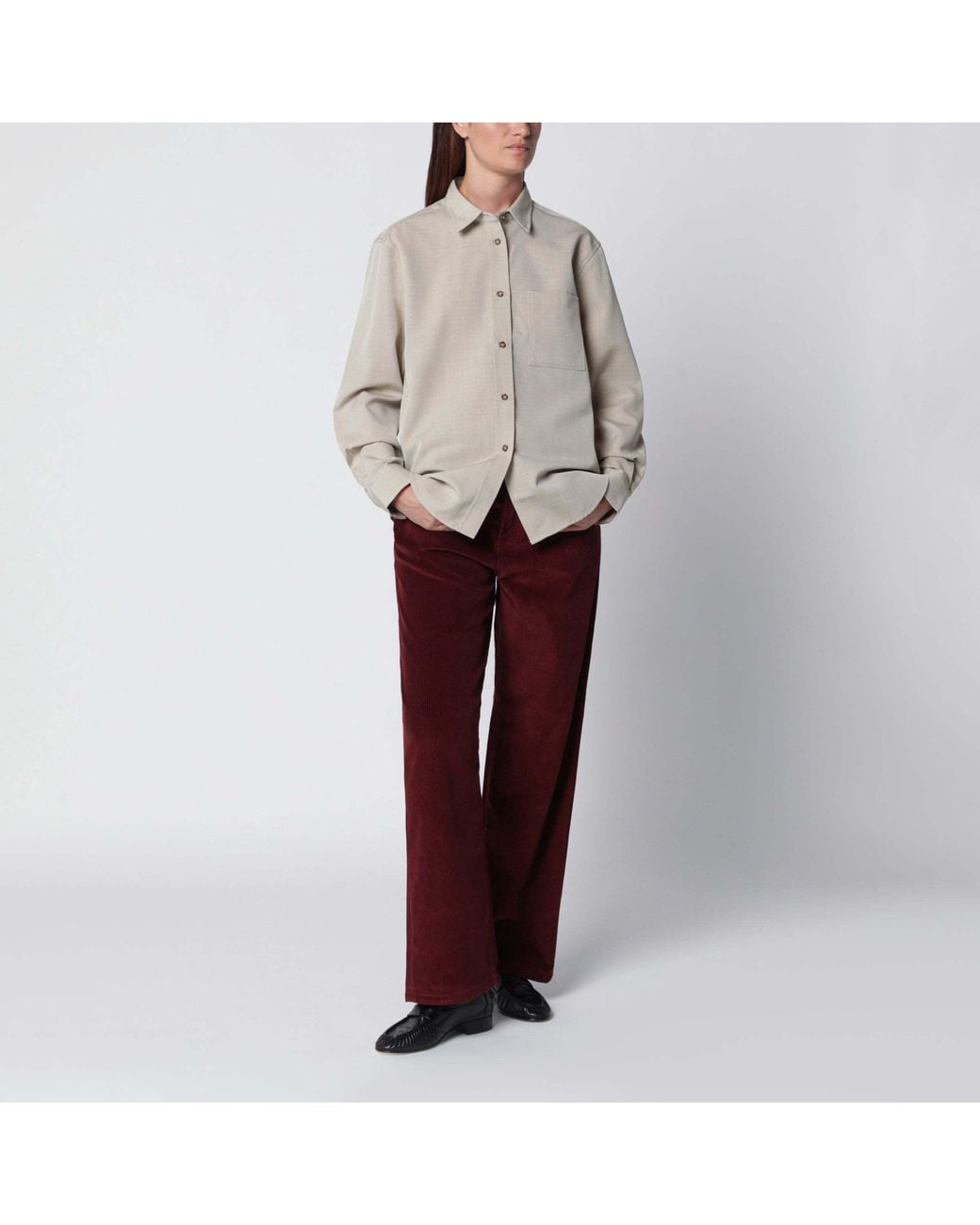 Rohe Gray Long-Sleeved Shirt