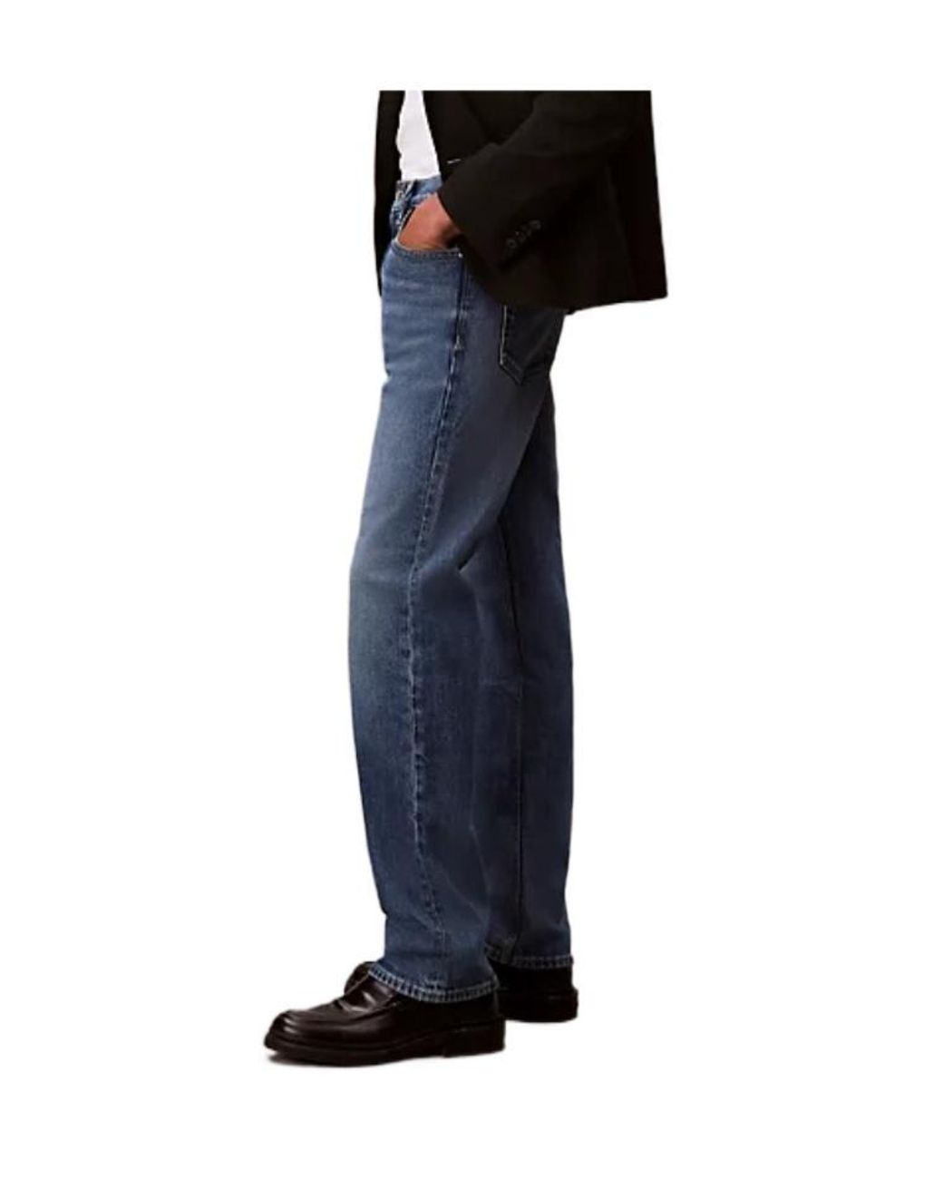 Calvin Klein Blue Standard Straight Jeans for men