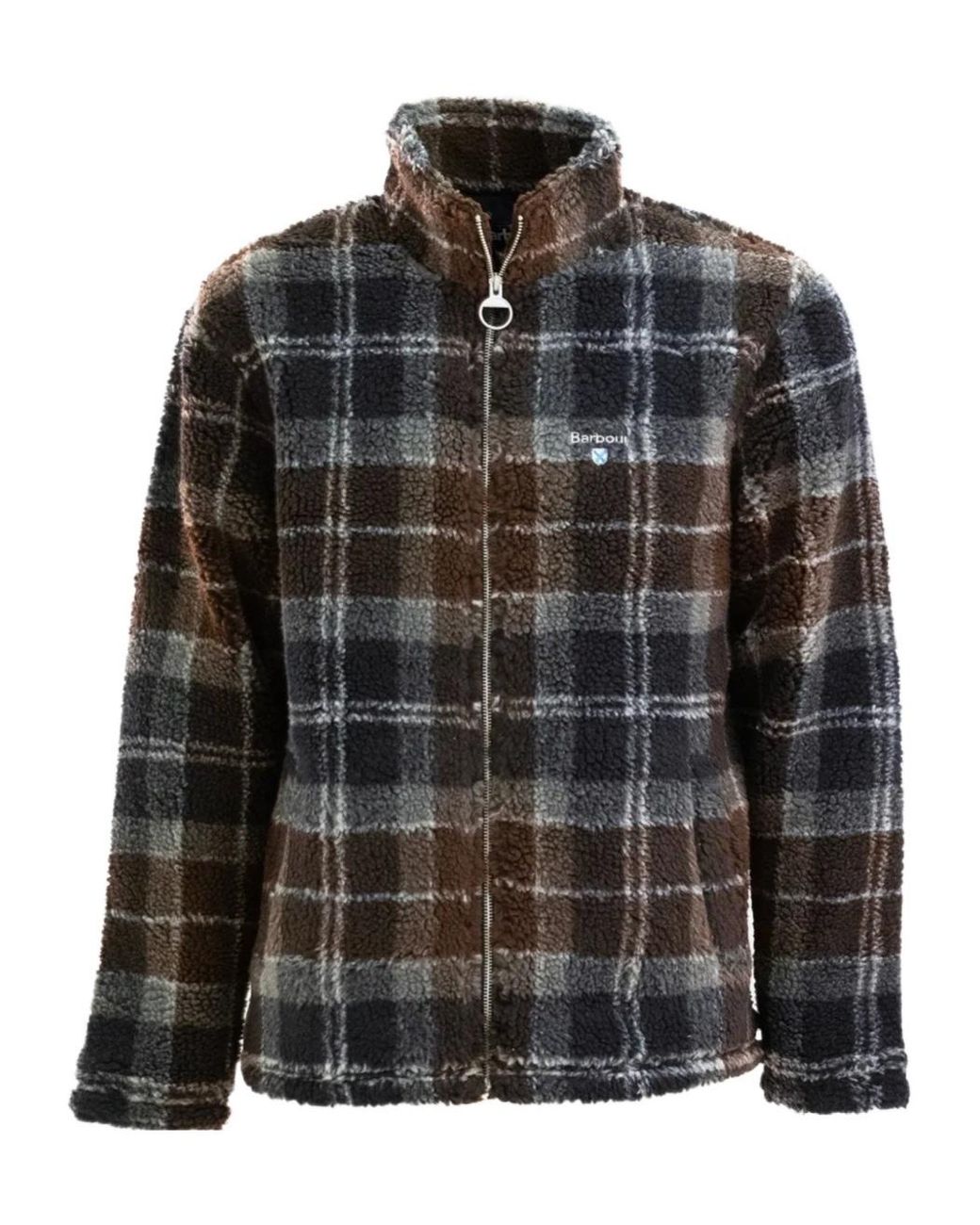 Barbour Black Tartan Check-Patterm Jacket for men