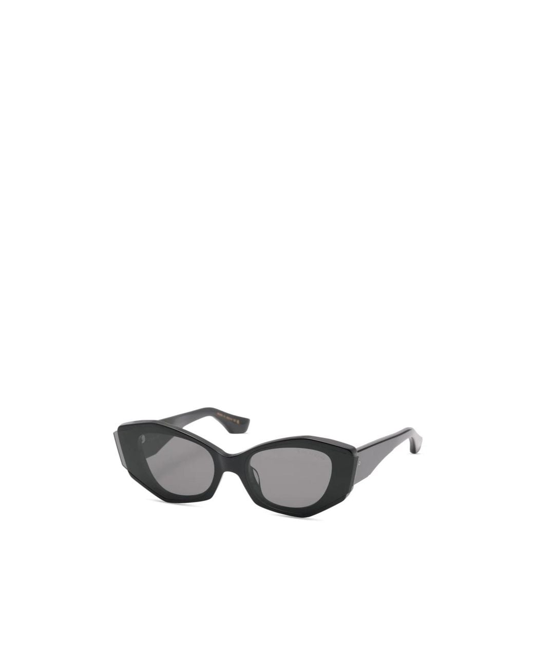 Dita Eyewear White Geometric-Frame Sunglasses