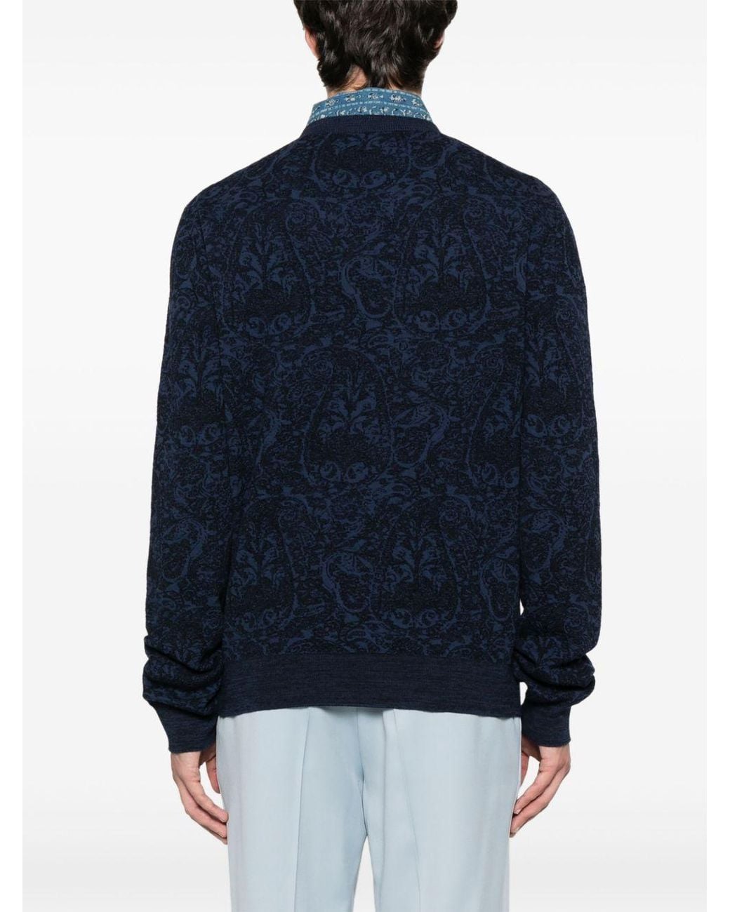 Etro Blue Crewneck for men
