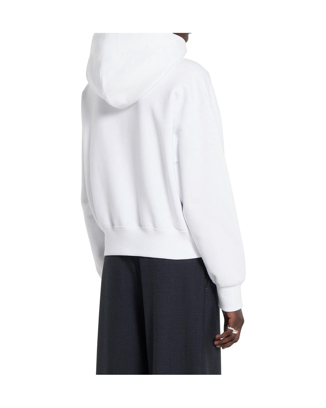 Gucci White Brushed Sweatshirt