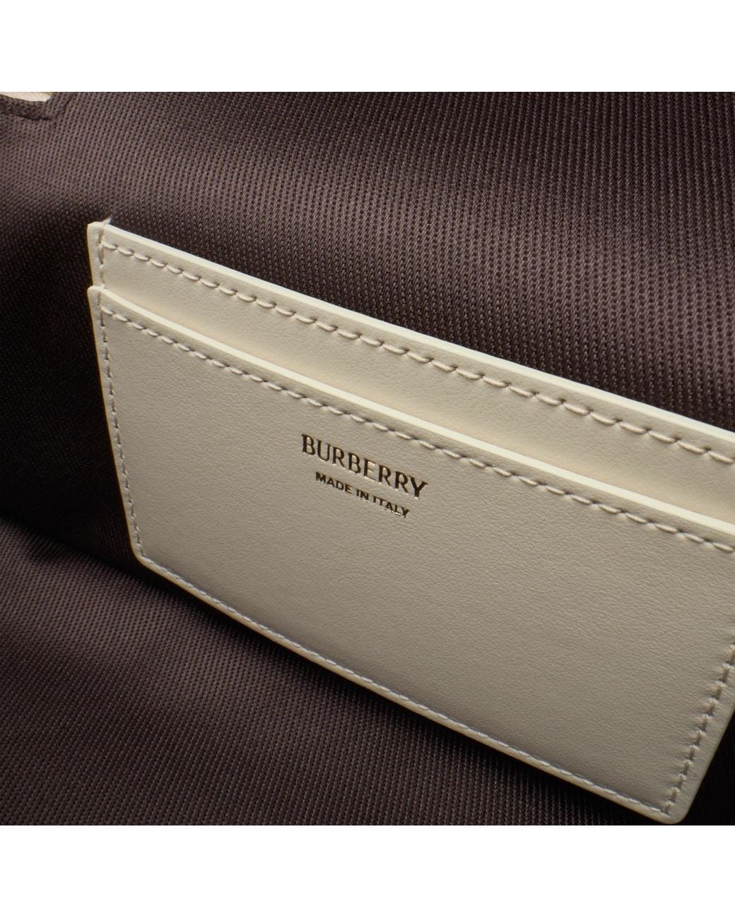 Burberry White Vanity Checked Small Shoulder Bag