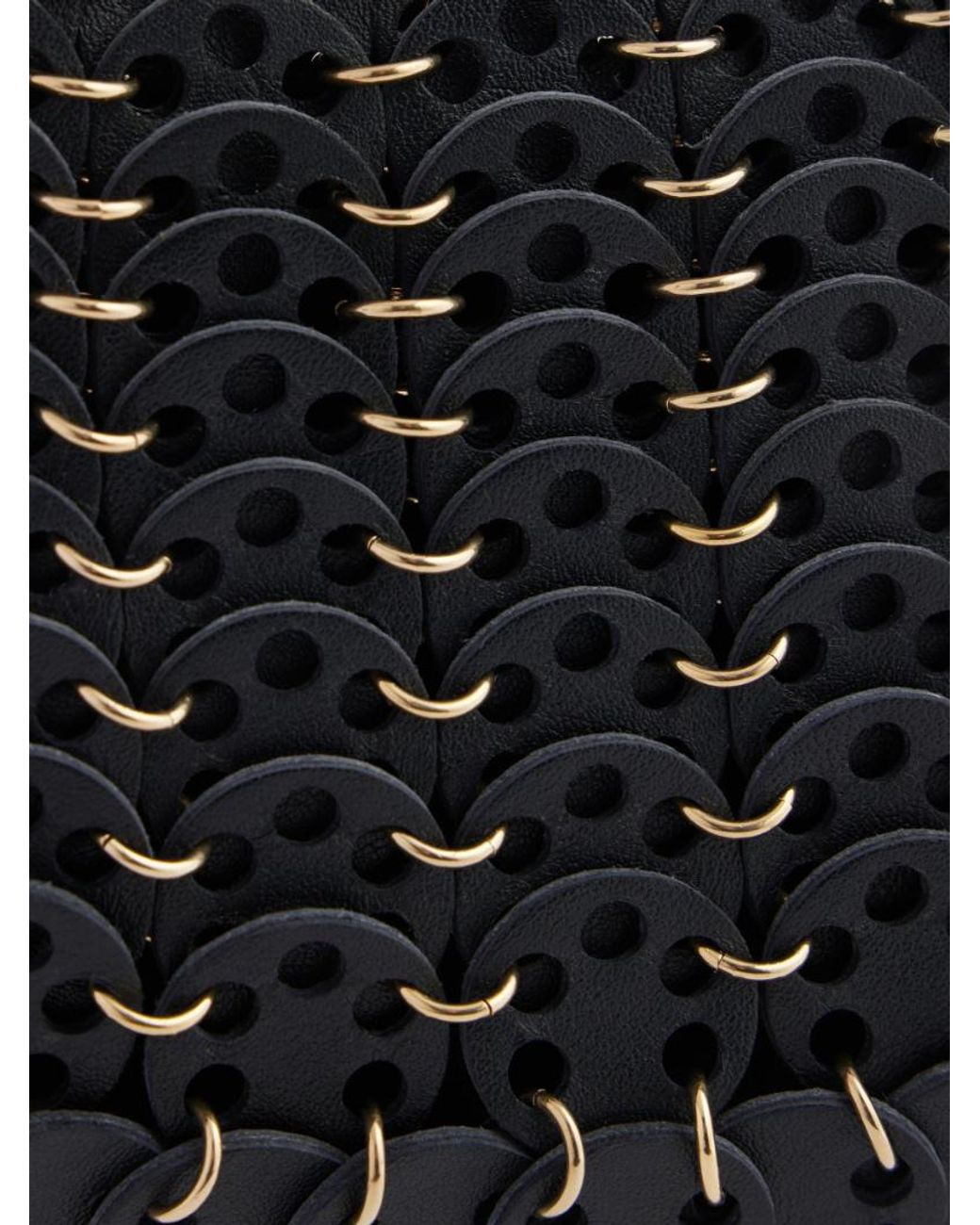 Rabanne Black Rabanne Chain-Link Mini Shoulder Bag