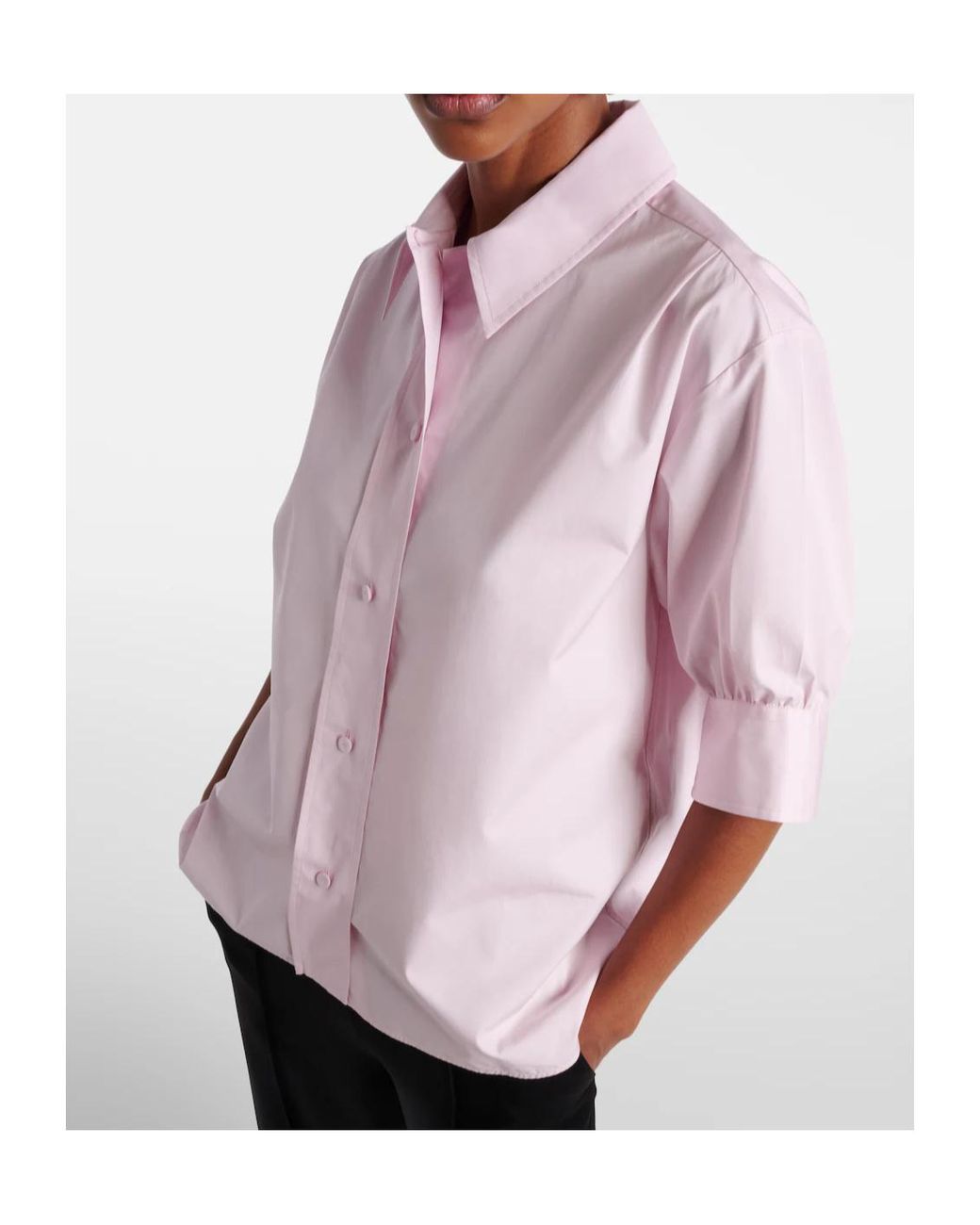Jil Sander Pink Cotton Shirt