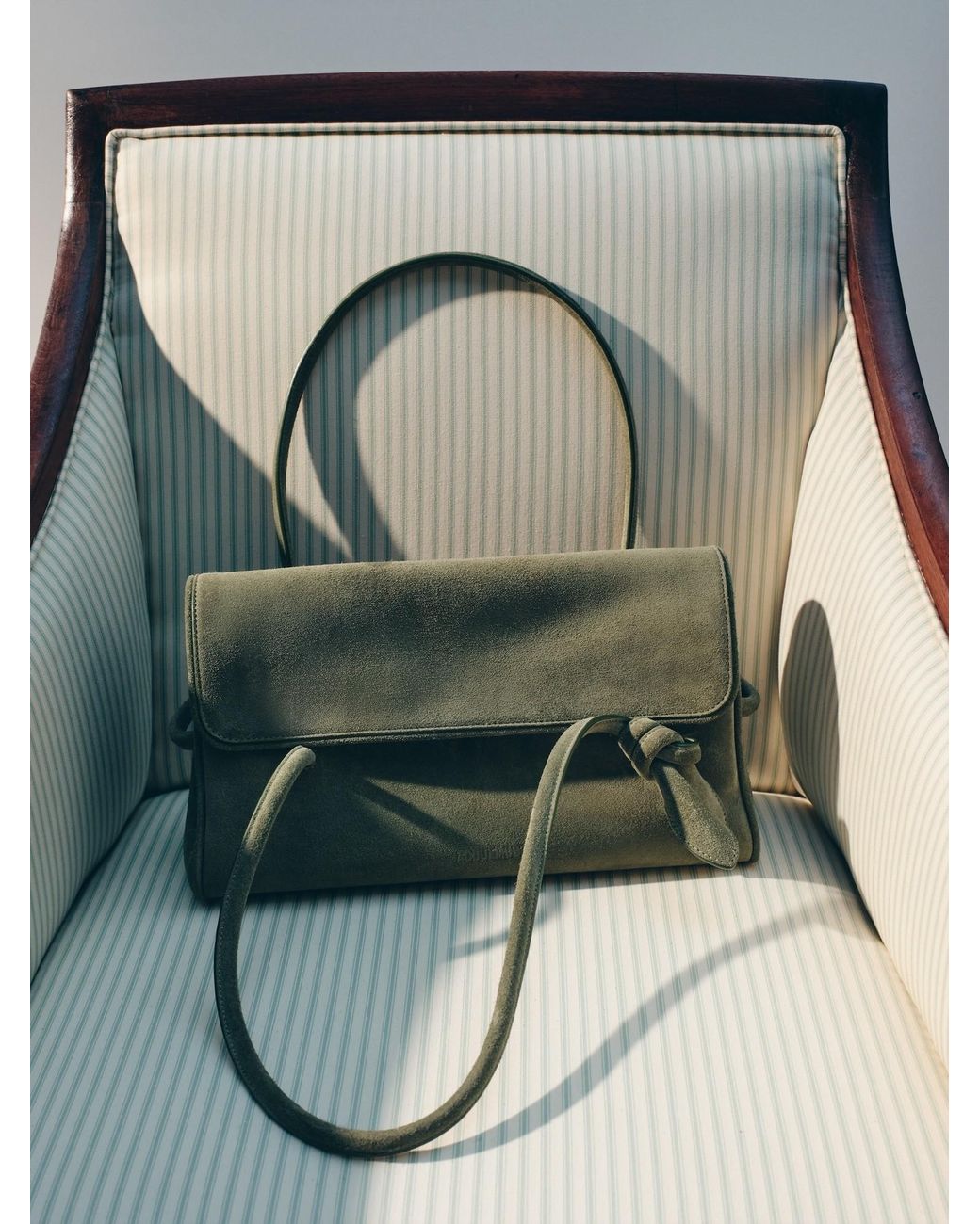 Jacquemus Green Knot Detailed Shoulder Bag