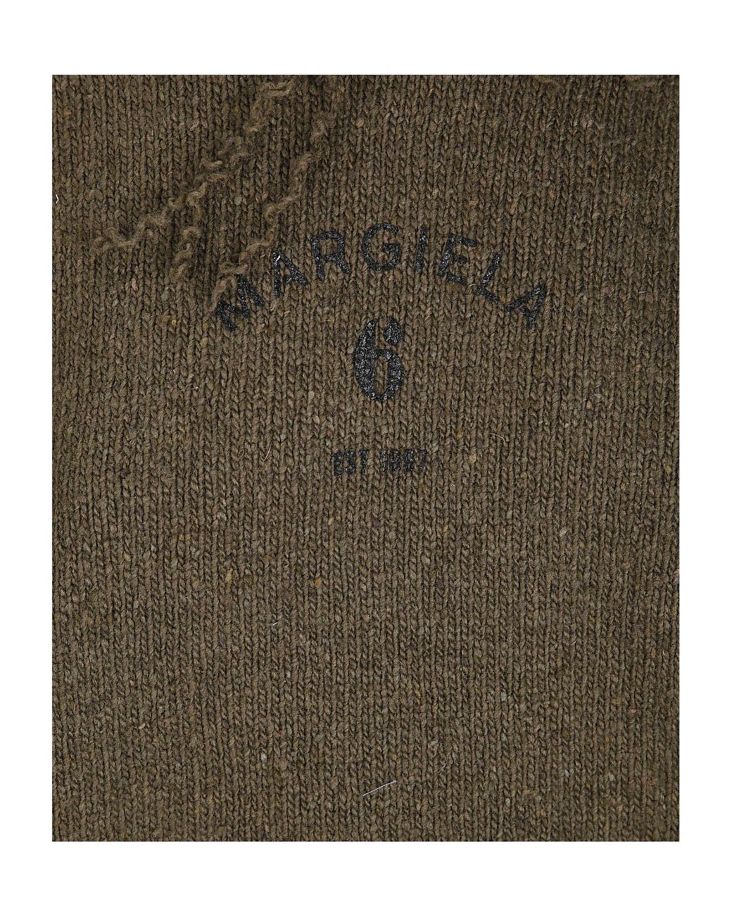 MM6 by Maison Margiela Brown Knit Jumper