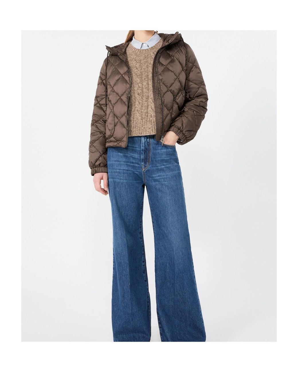 Weekend by Maxmara Brown Padded Jacket