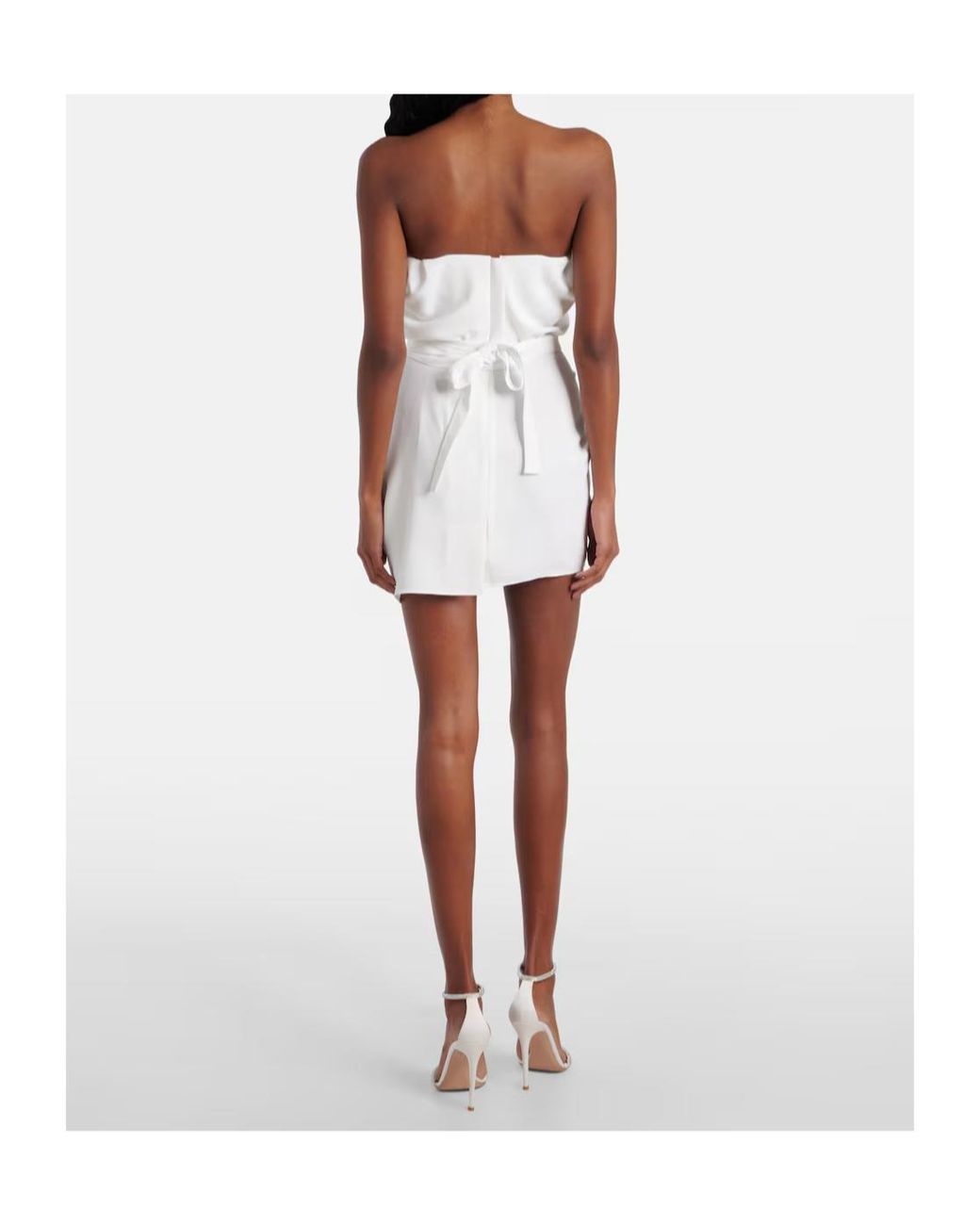 Vivienne Westwood White Susana Draped Corset Dress