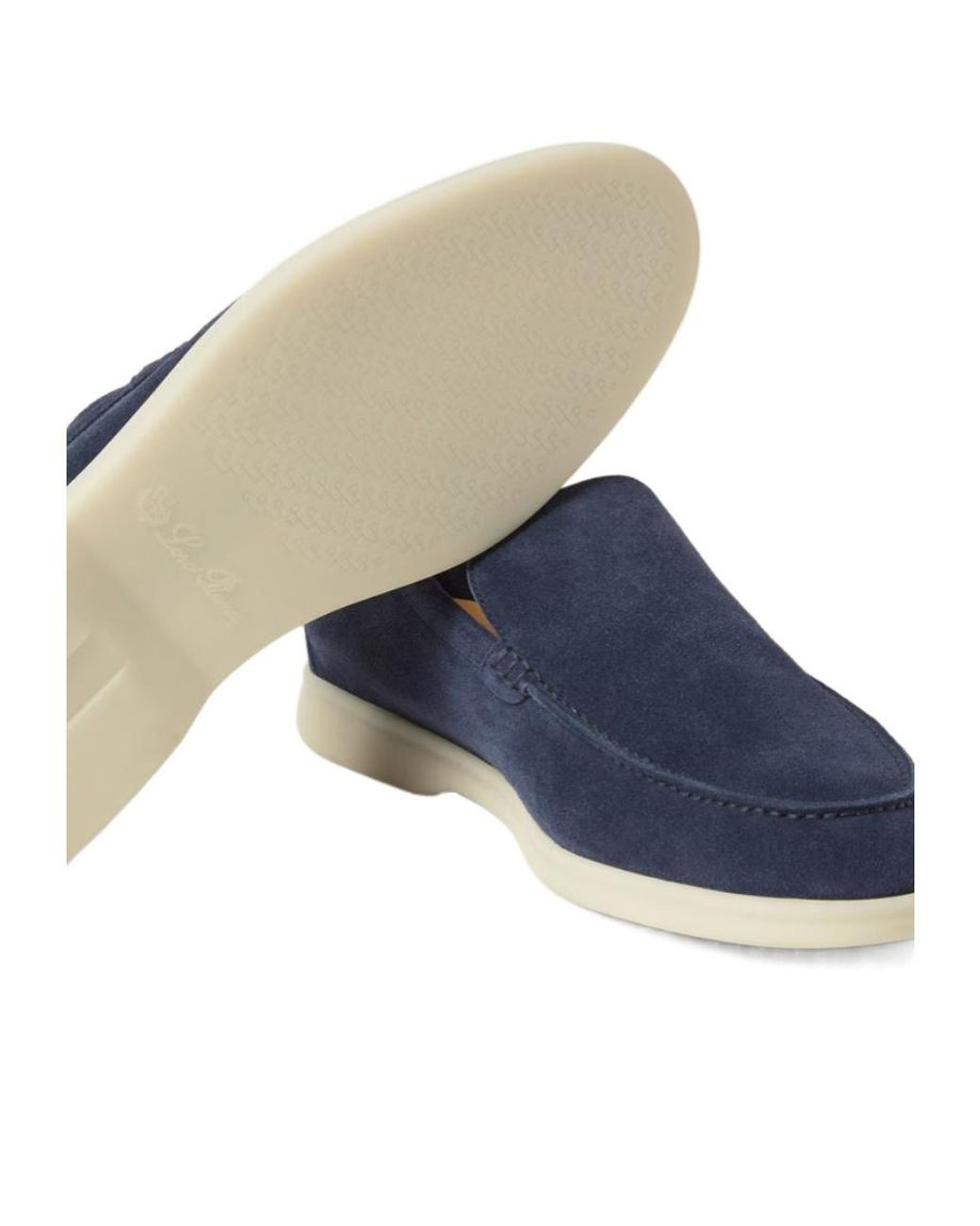 Loro Piana Blue Summer Walk Loafer for men