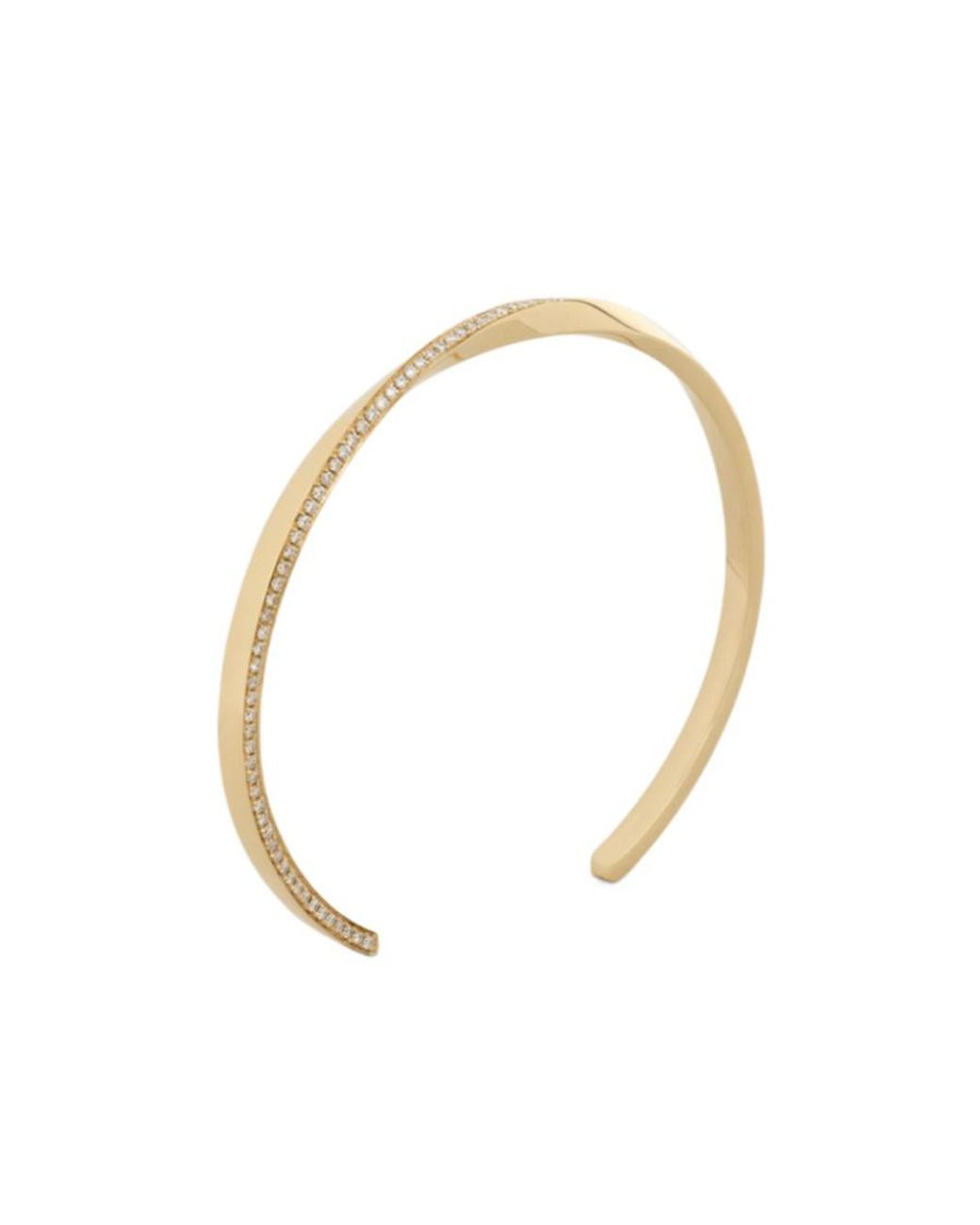 Céline White Torsion Bracelet