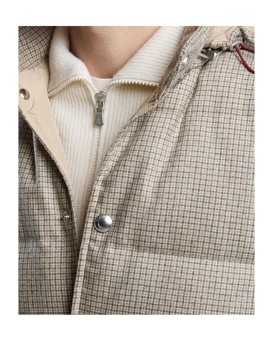 Eleventy Gray Nylon Wool Cashmere Gilet for men