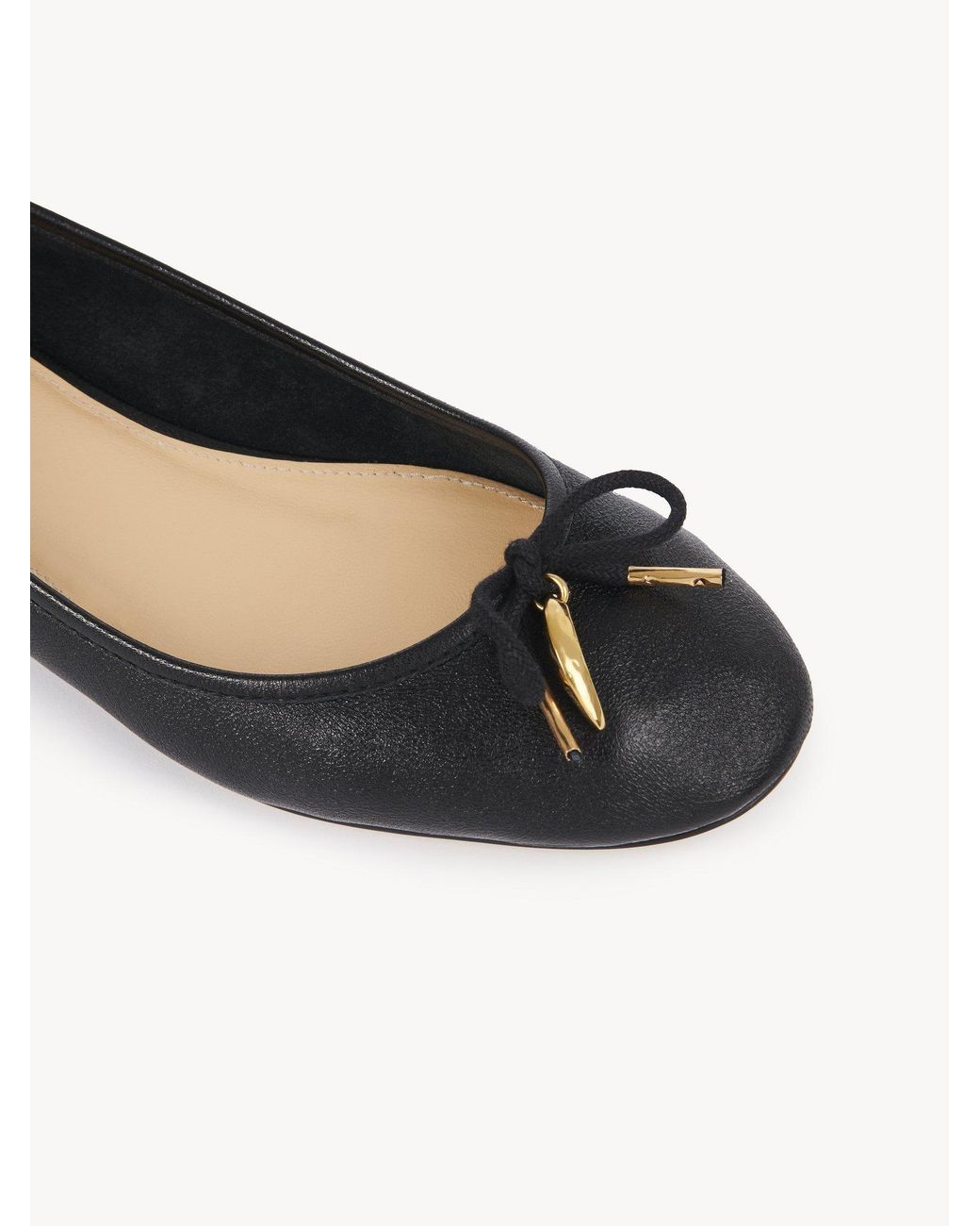 Chloé Black Chlo Iris Ballerina Shoes