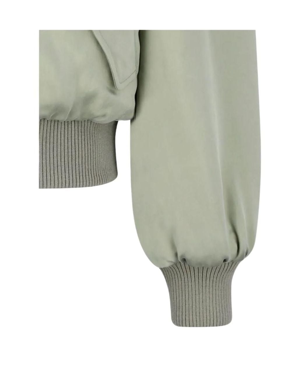 Amomento Green Long-Sleeved Cropped Jacket for men