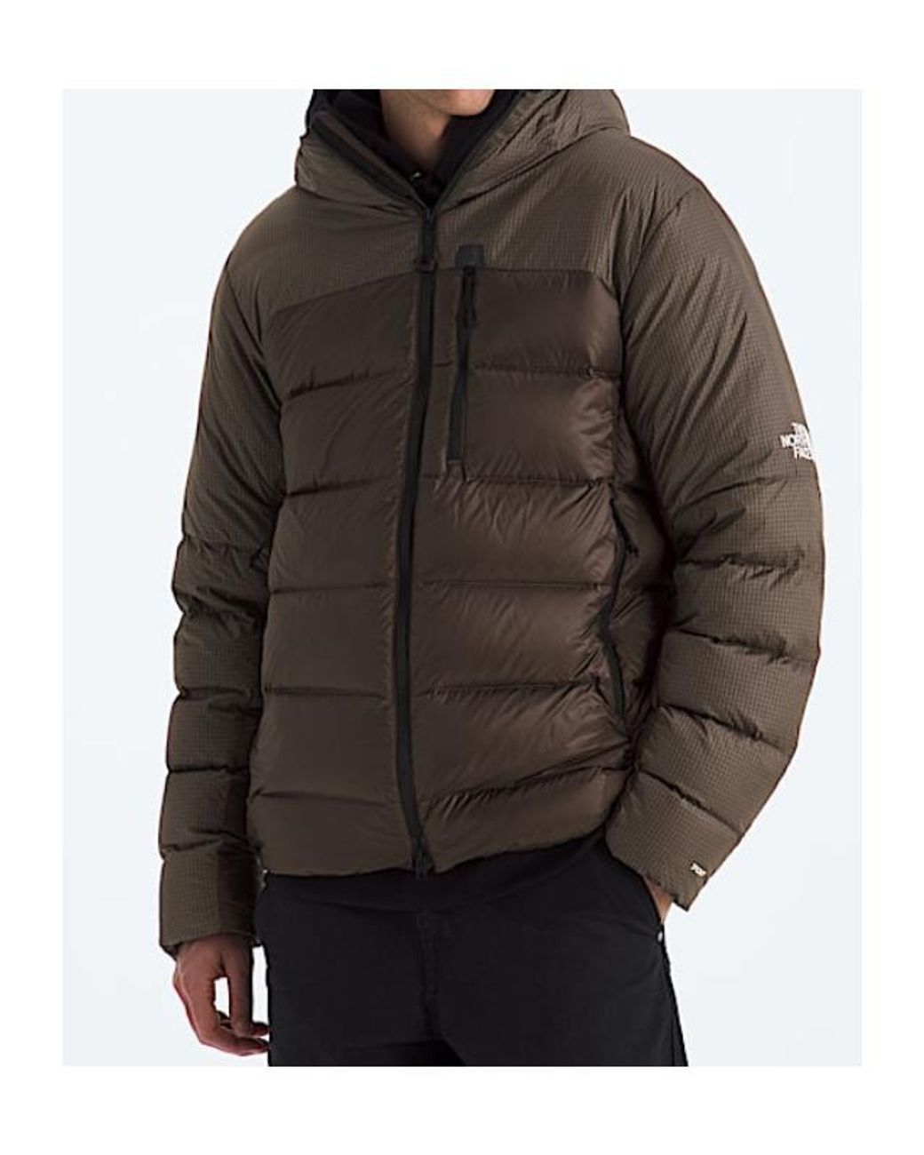 The North Face Brown ザノースフェイス Tnf Hke カリックス ダウン フーデッド ジャケット for men