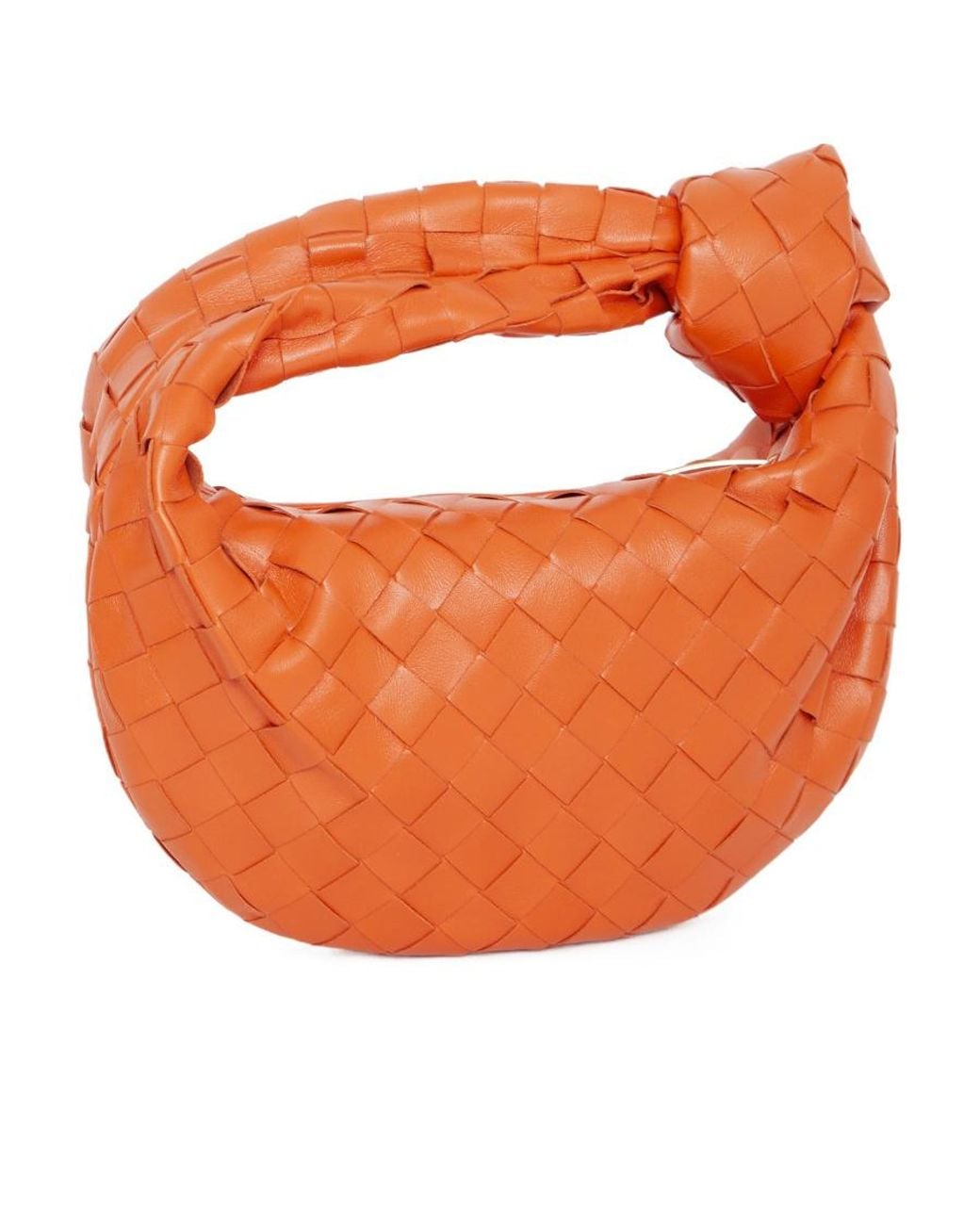 Bottega Veneta Orange Jodie Mini Tote Bag