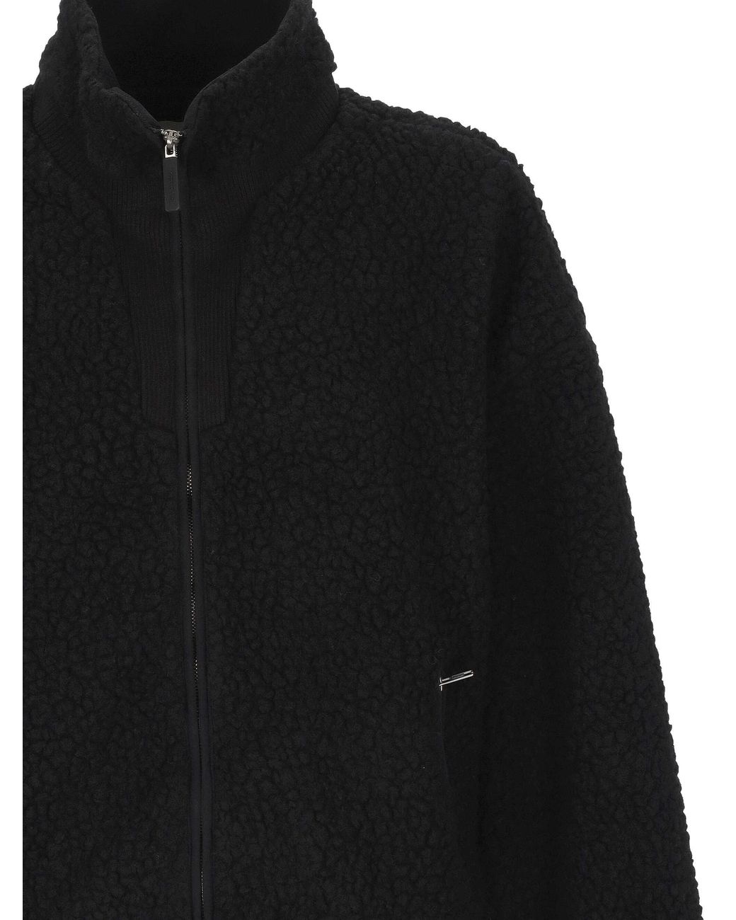 Entire studios Black Ef Teddy Jacket for men