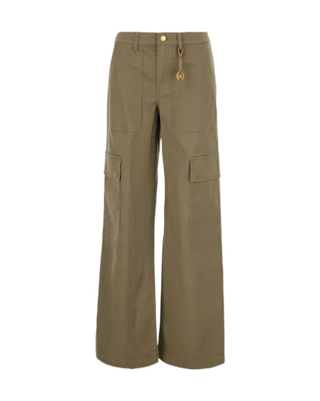 MICHAEL Michael Kors Green Straight-Leg Cargo Pants
