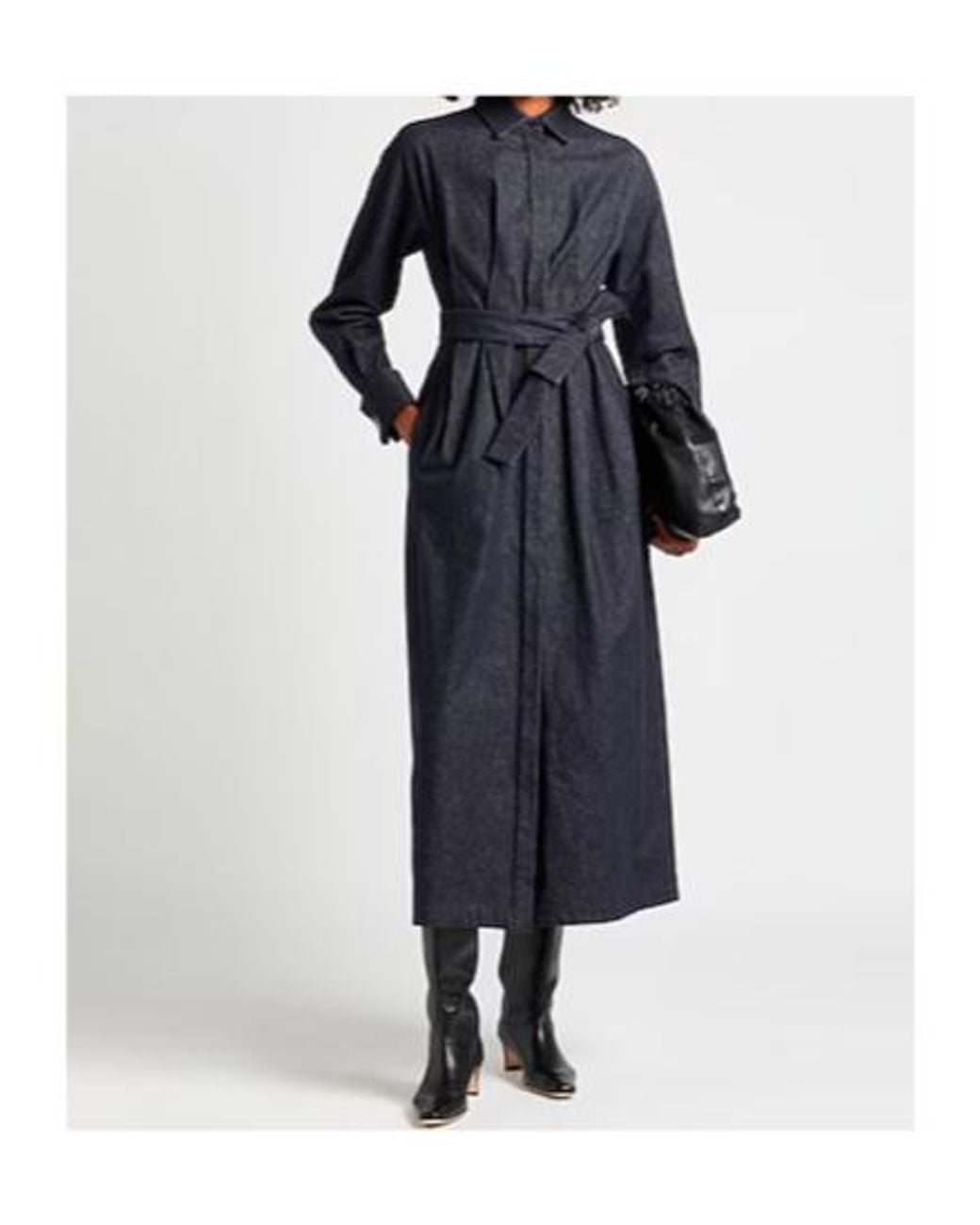 Max Mara Black Shirt Dress