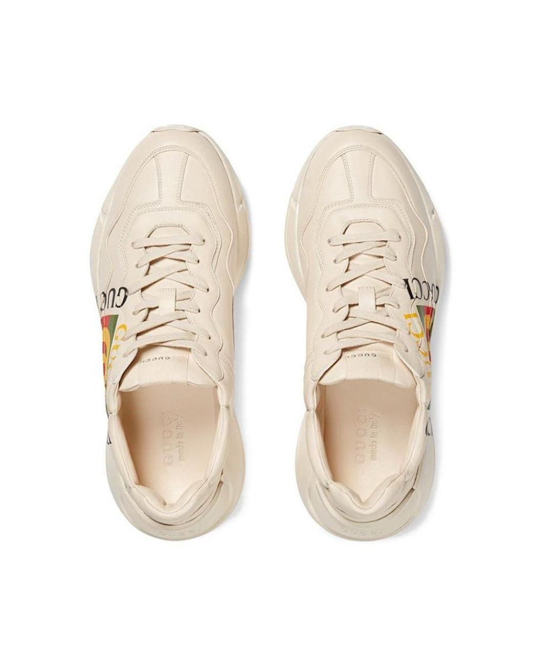 Gucci Metallic Logo-Lacing Casual Sneakers for men