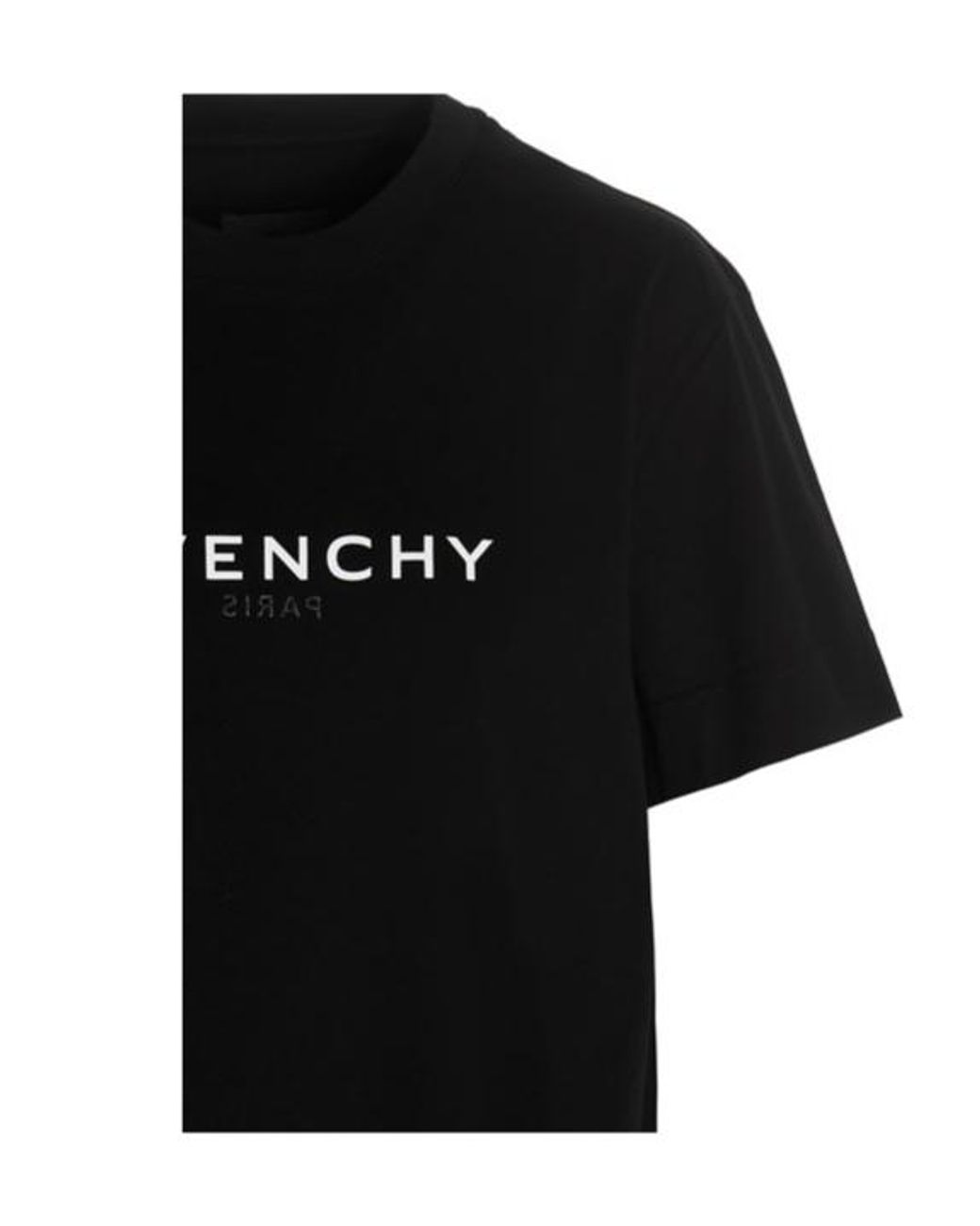 Givenchy Black 4G Emblem Printed Crewneck T-Shirt