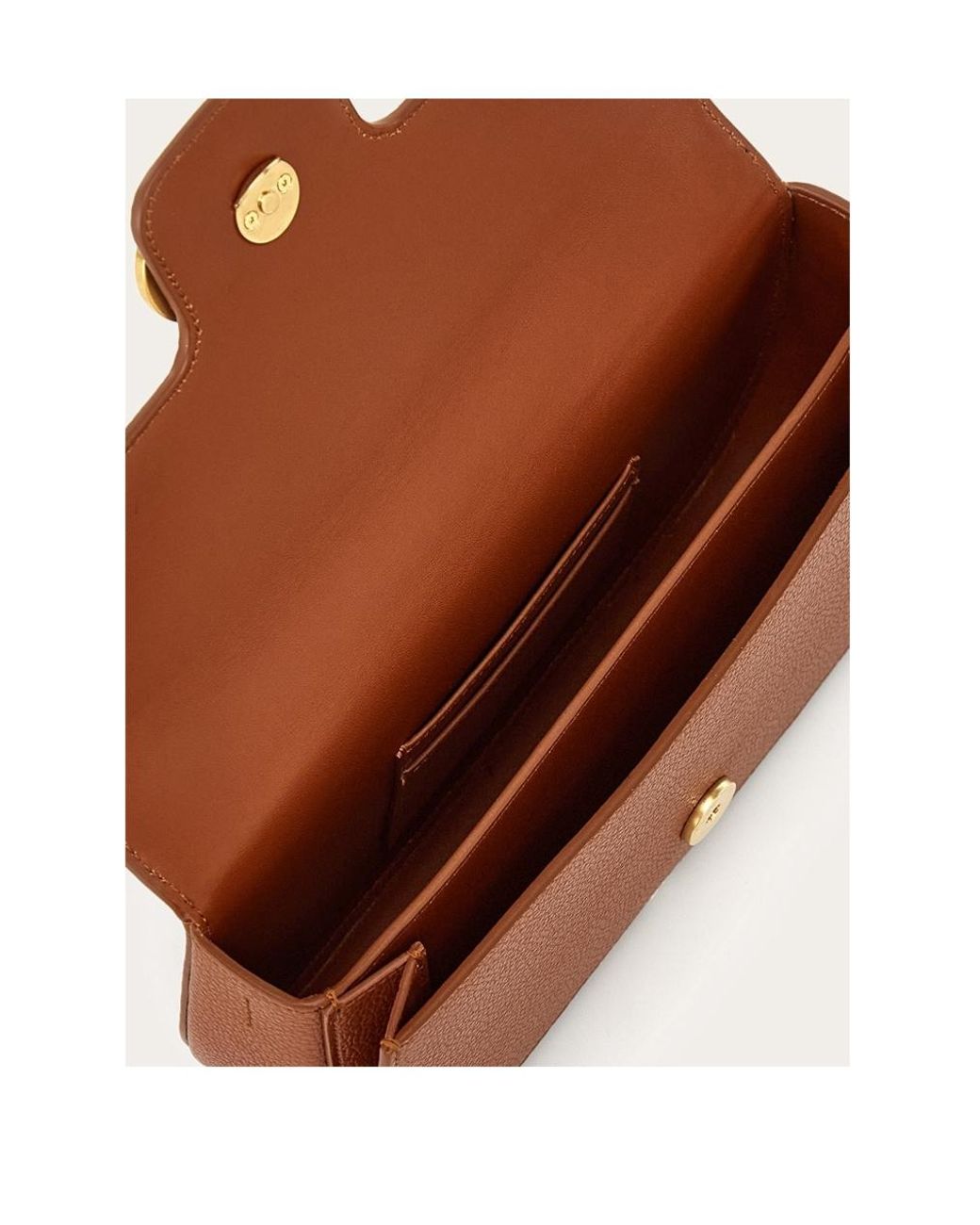 Ferragamo Brown Double Gancini Mini Crossbody Bag