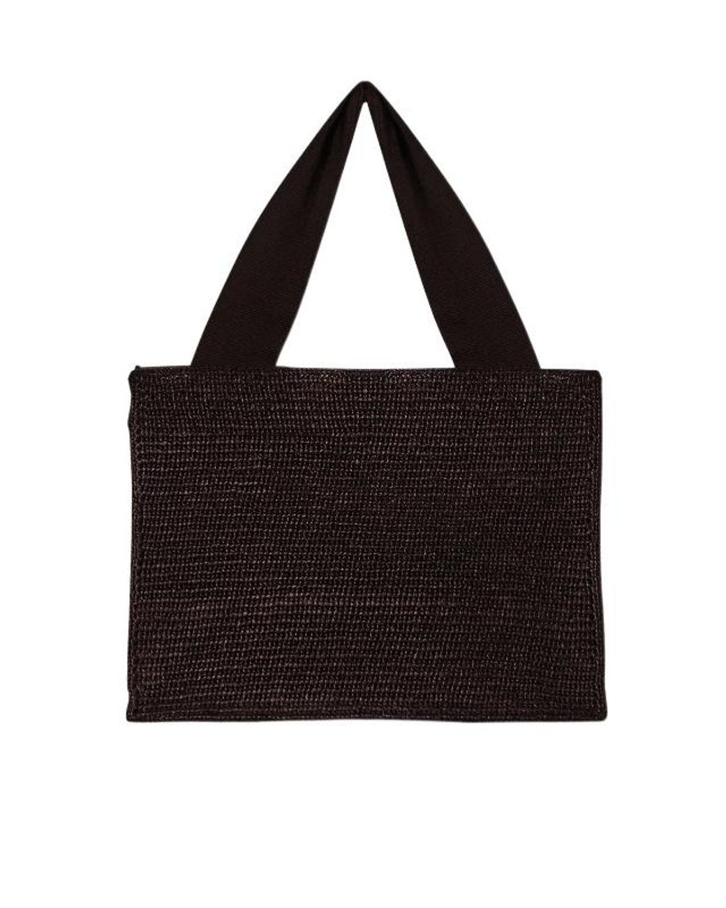The Row Black Loretta Rafia Bag