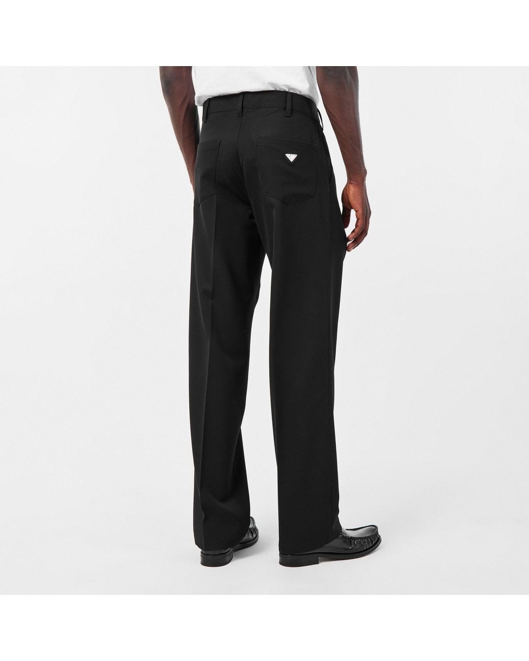 Prada Black Slim-Fit Trousers for men