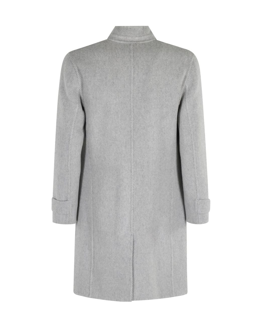 Eleventy Gray Long Sleeve Coat for men