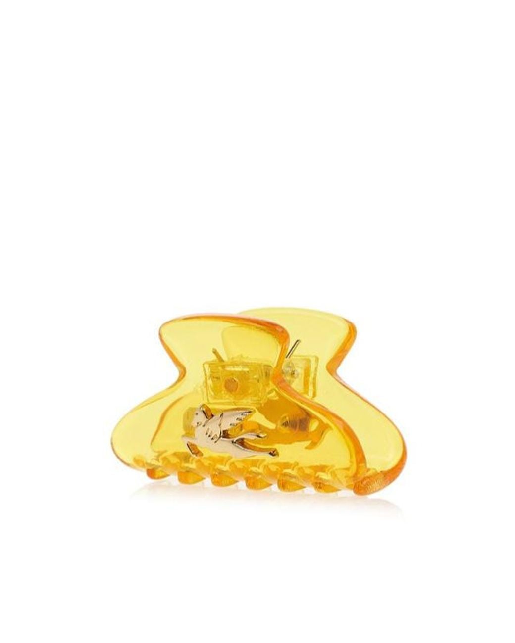 Etro Yellow Logo Hair Clip