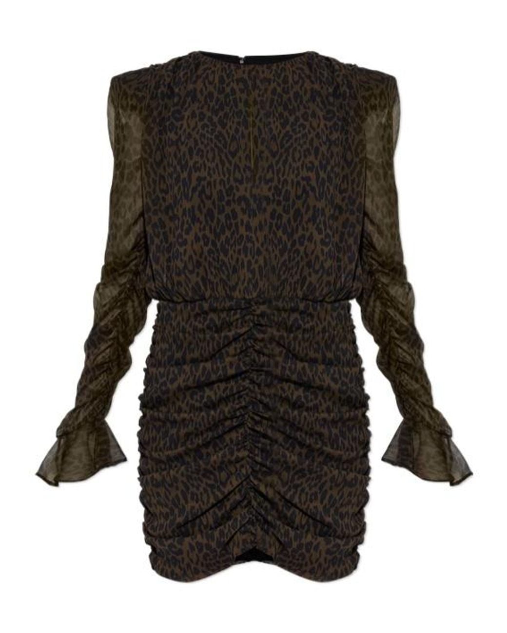 ROTATE BIRGER CHRISTENSEN Black Long-Sleeved Dress
