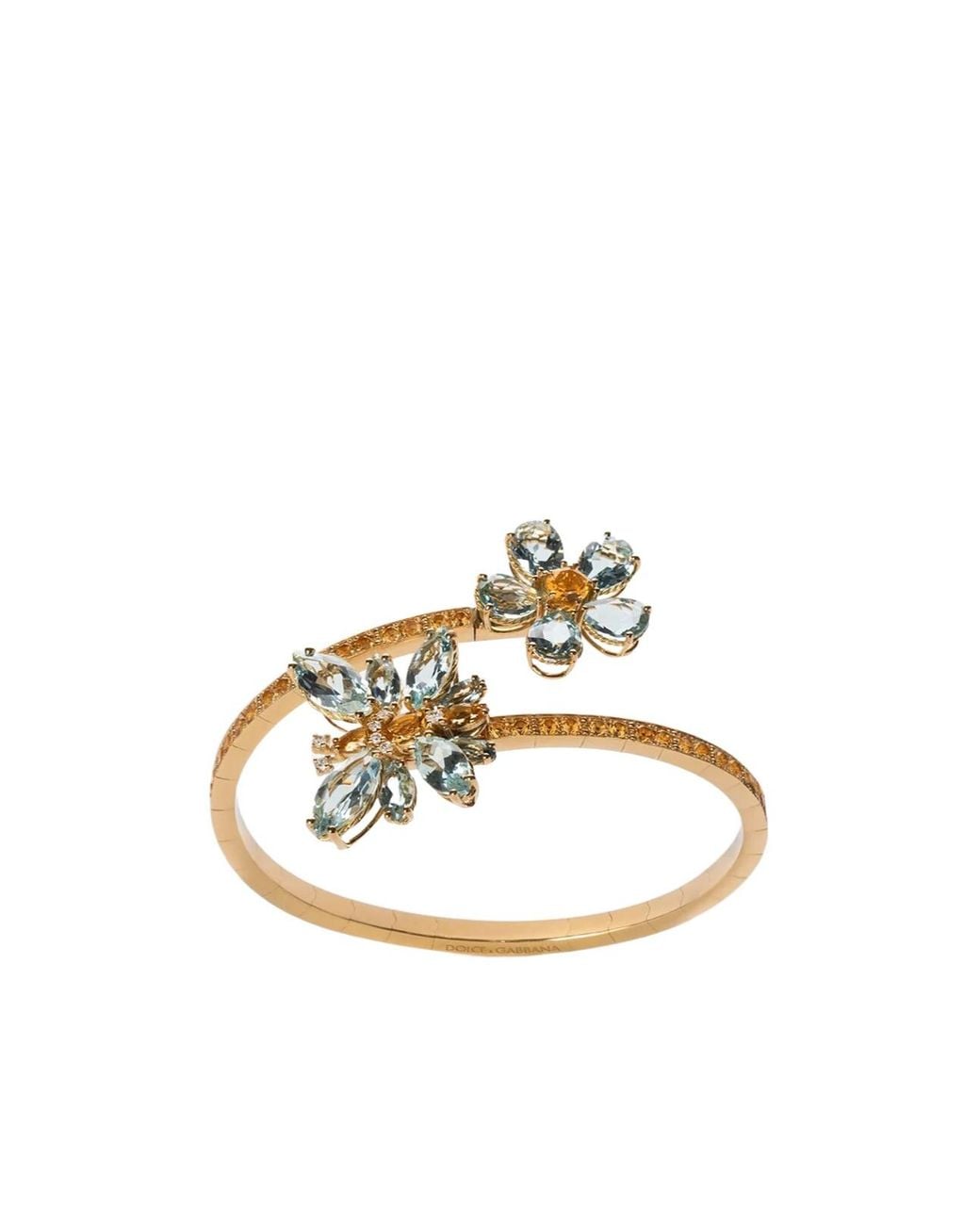 Dolce & Gabbana Metallic Spring 18Kt Multi-Stone Bracelet