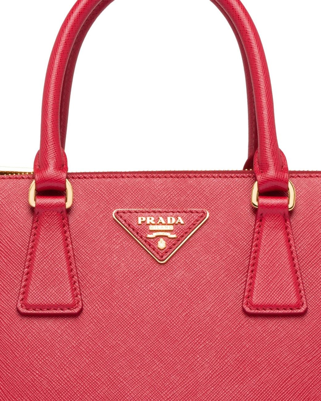 Prada Red Galleria Small Saffiano Leather Bag