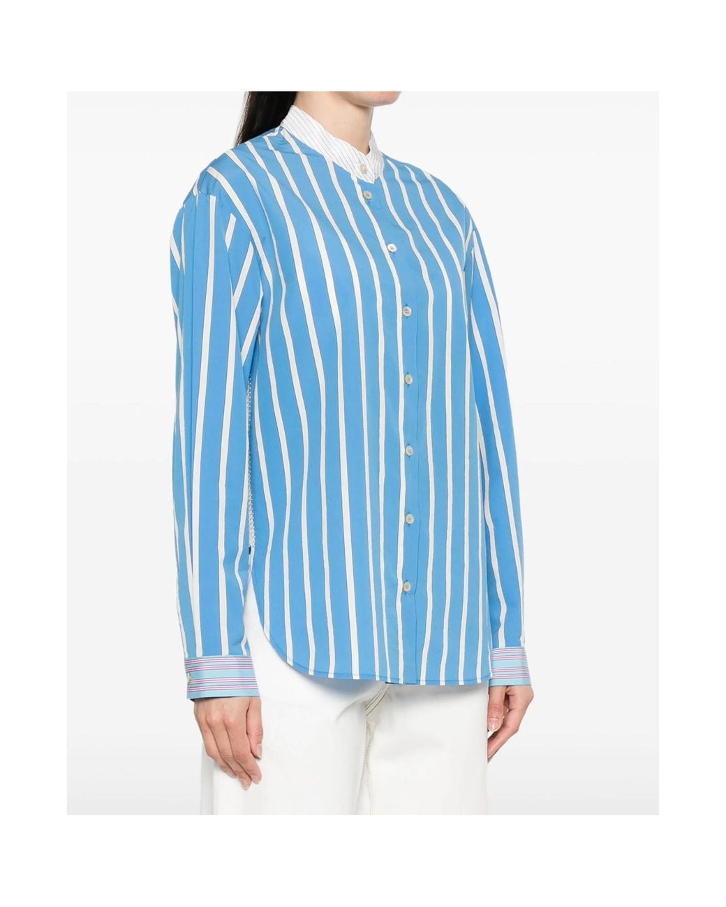 Forte_forte Blue Striped Shirt