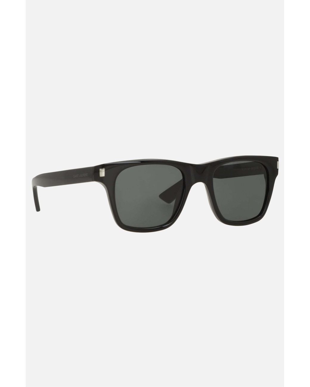 Saint Laurent Gray Eyewear Square Frame Sunglasses for men