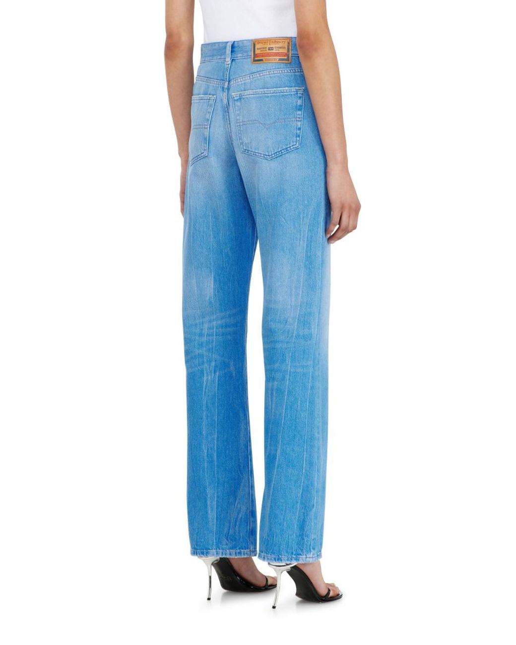 DIESEL Blue 1971 D-Sent High Waist Regular Jeans