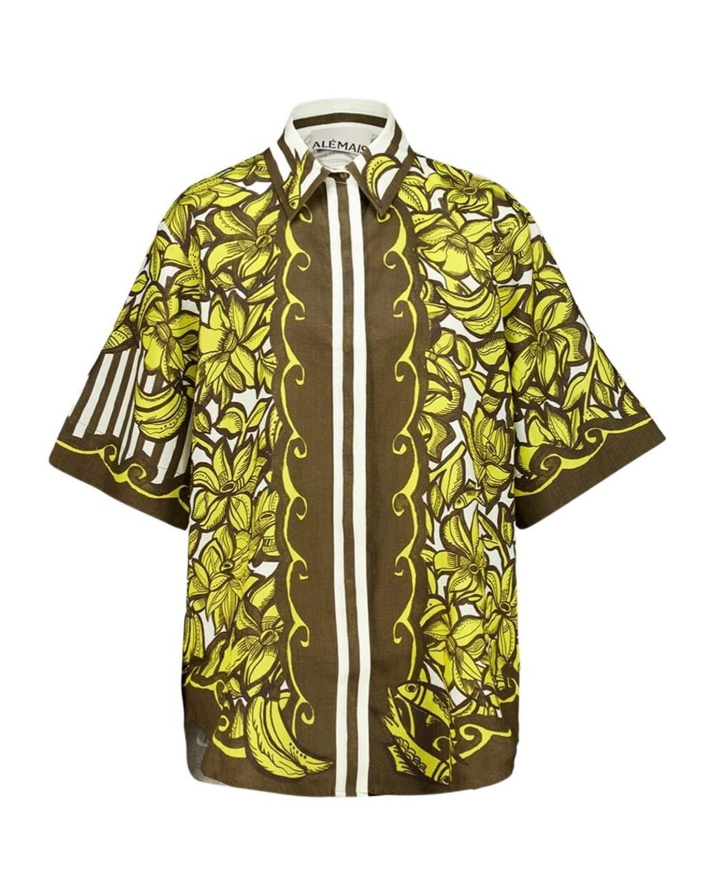 ALÉMAIS Green Short-Sleeved Shirt