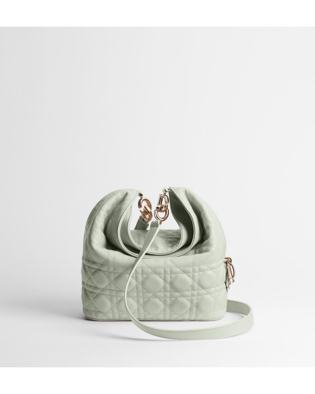Dior Gray Small Toujours Hobo Bag
