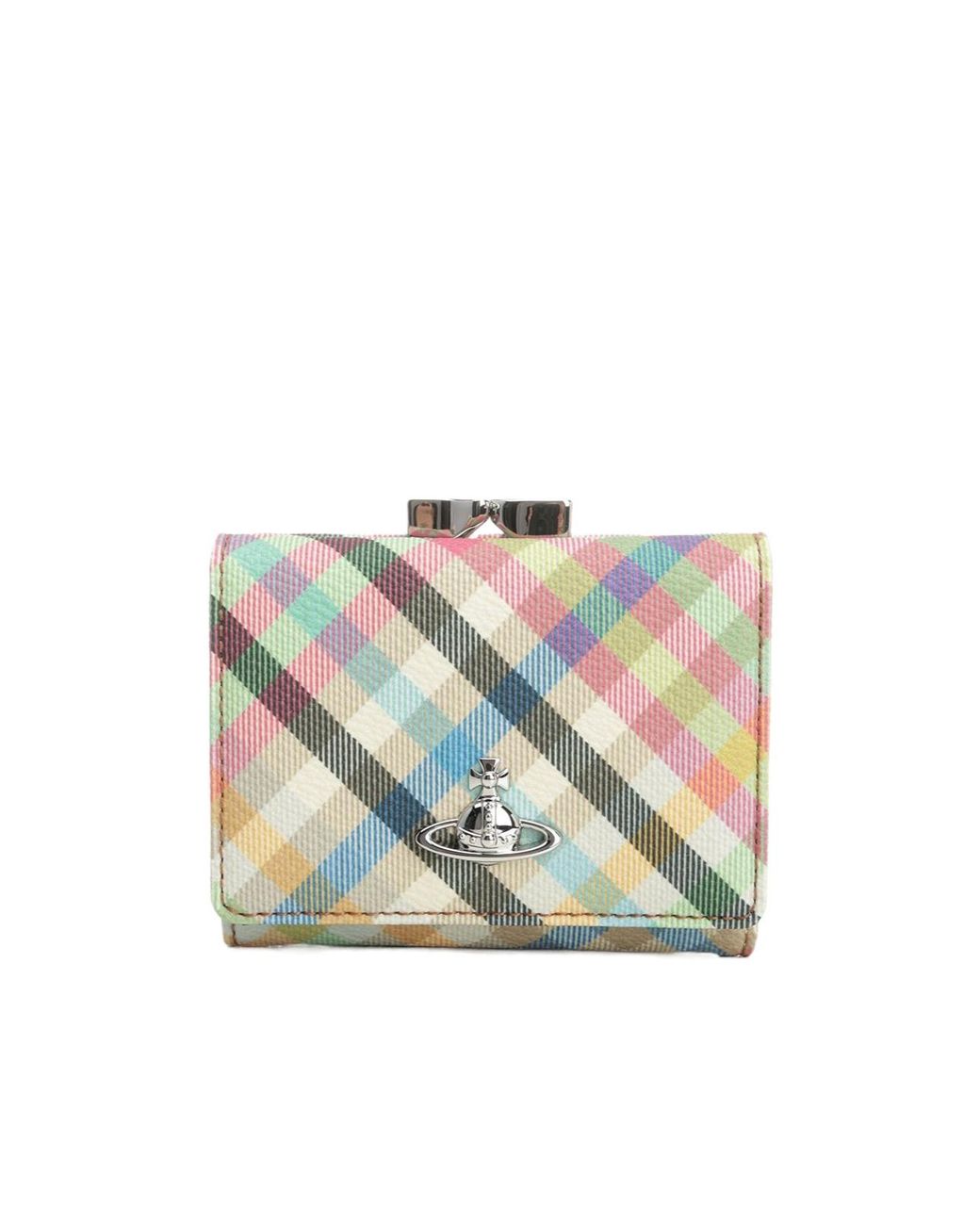 Vivienne Westwood Blue Small Frame Wallet for men