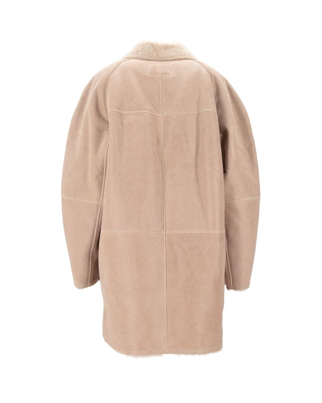 Isabel Marant Natural Berthie Single Breasted Coat