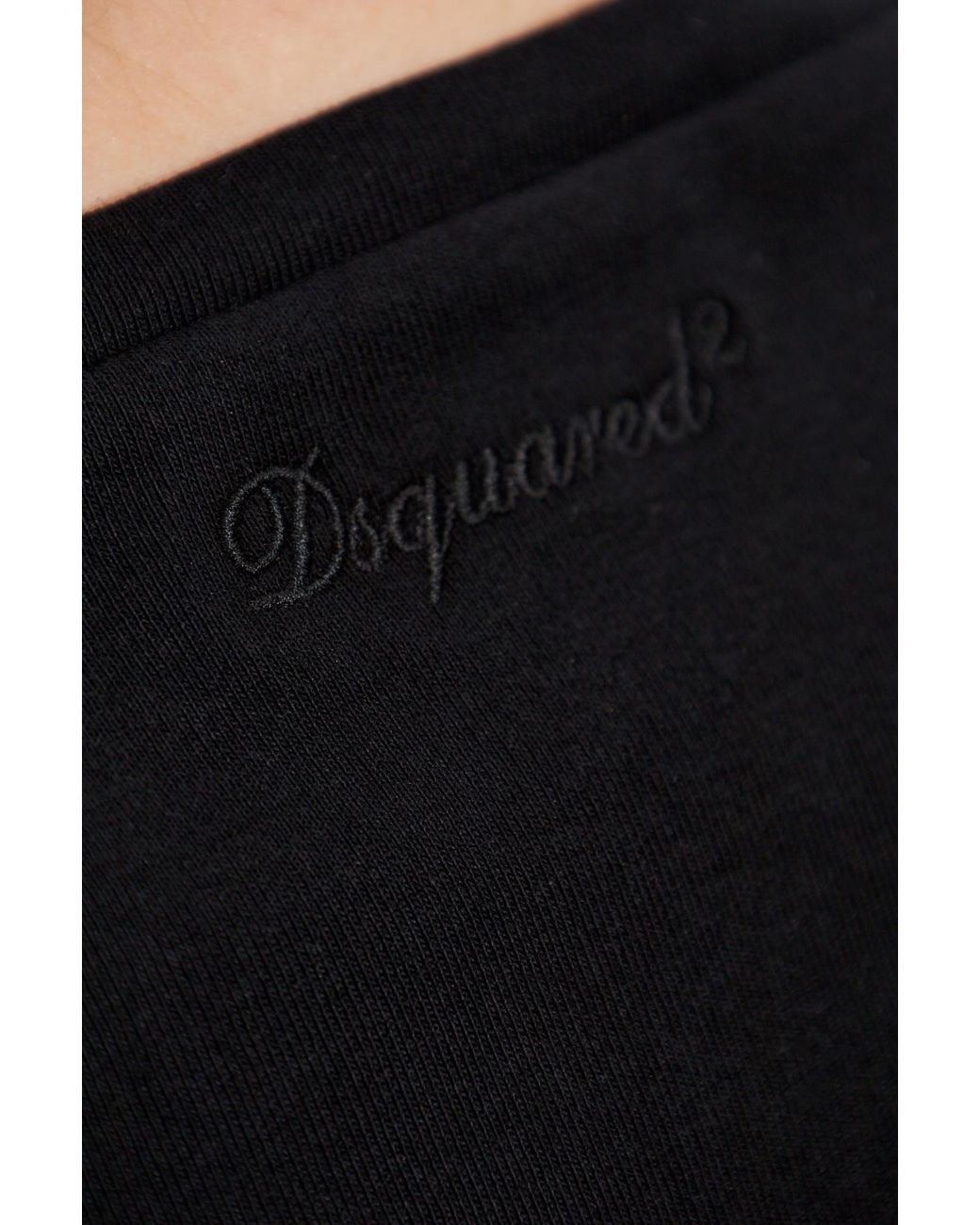 DSquared² Black ウィングスリーブ クロップドトップ