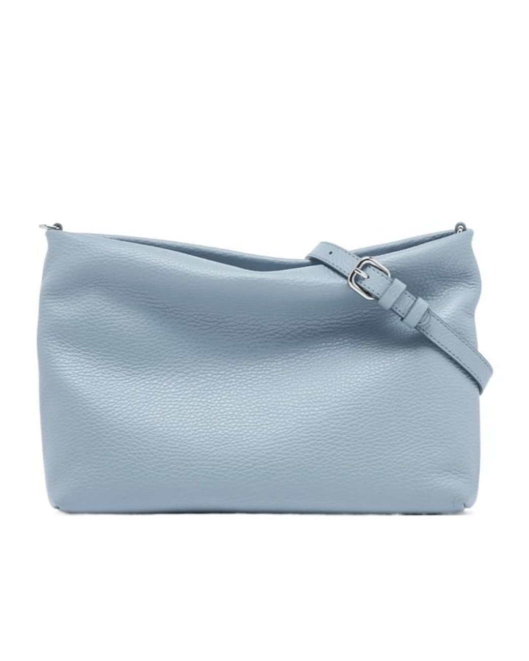 Gianni Chiarini Blue Zippered Shoulder Bag