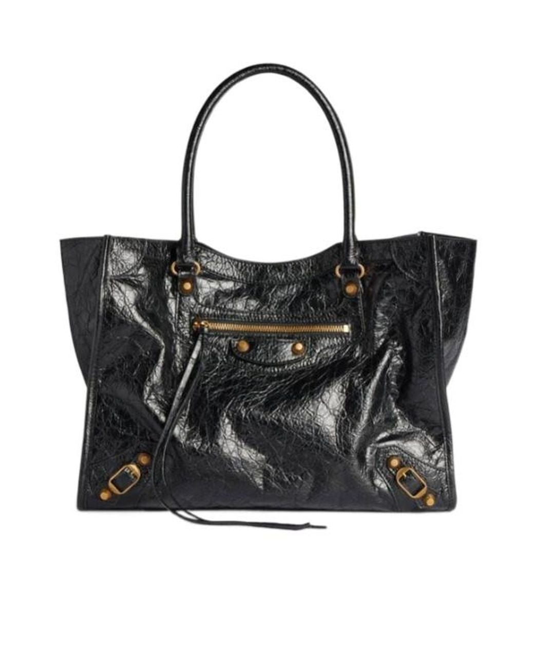 Balenciaga Black Le City Tote Bag