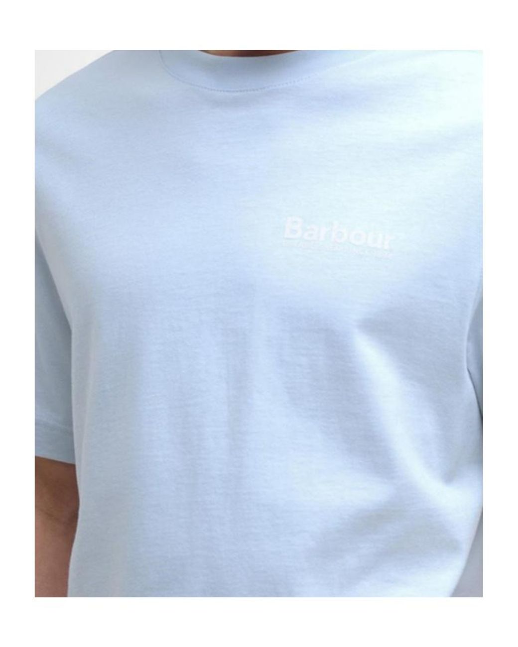 Barbour Blue Moonwell Crew Neck T-Shirt for men