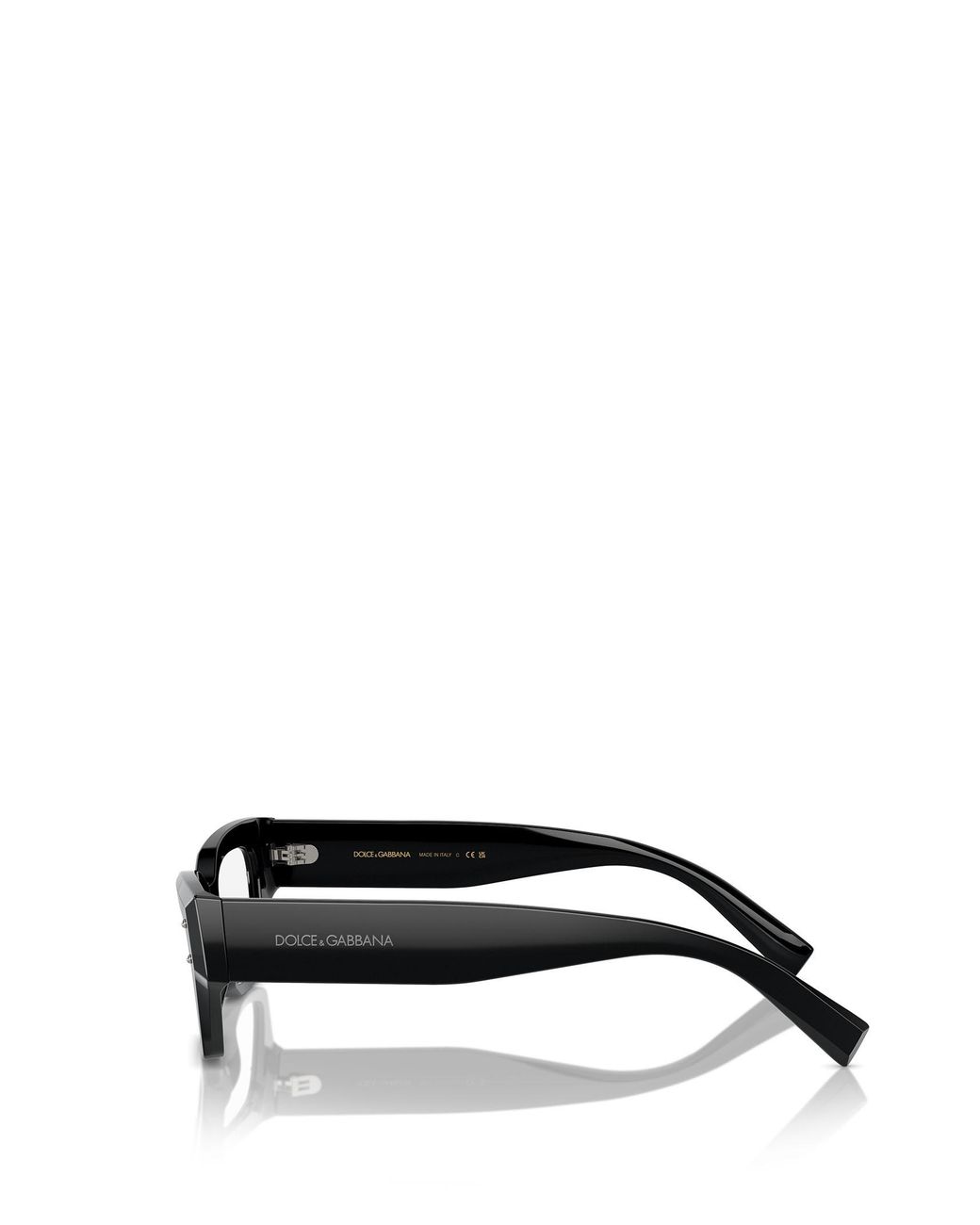 Dolce & Gabbana White Eyewear Rectangular Frame Glasses