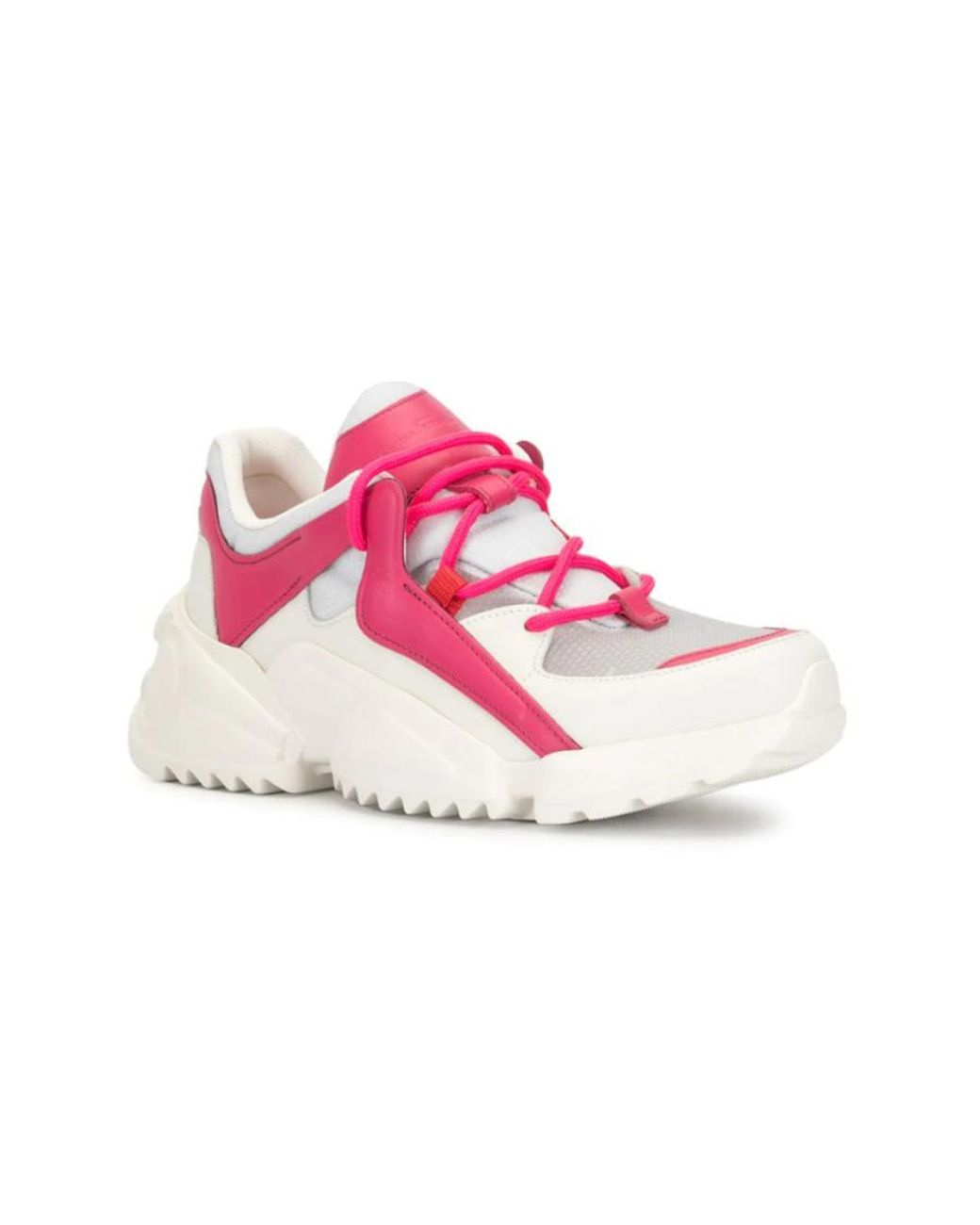 Ferragamo Pink Logo Casual Sneakers