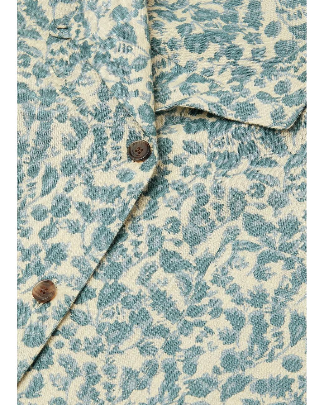 Loro Piana Green Printed Shirt